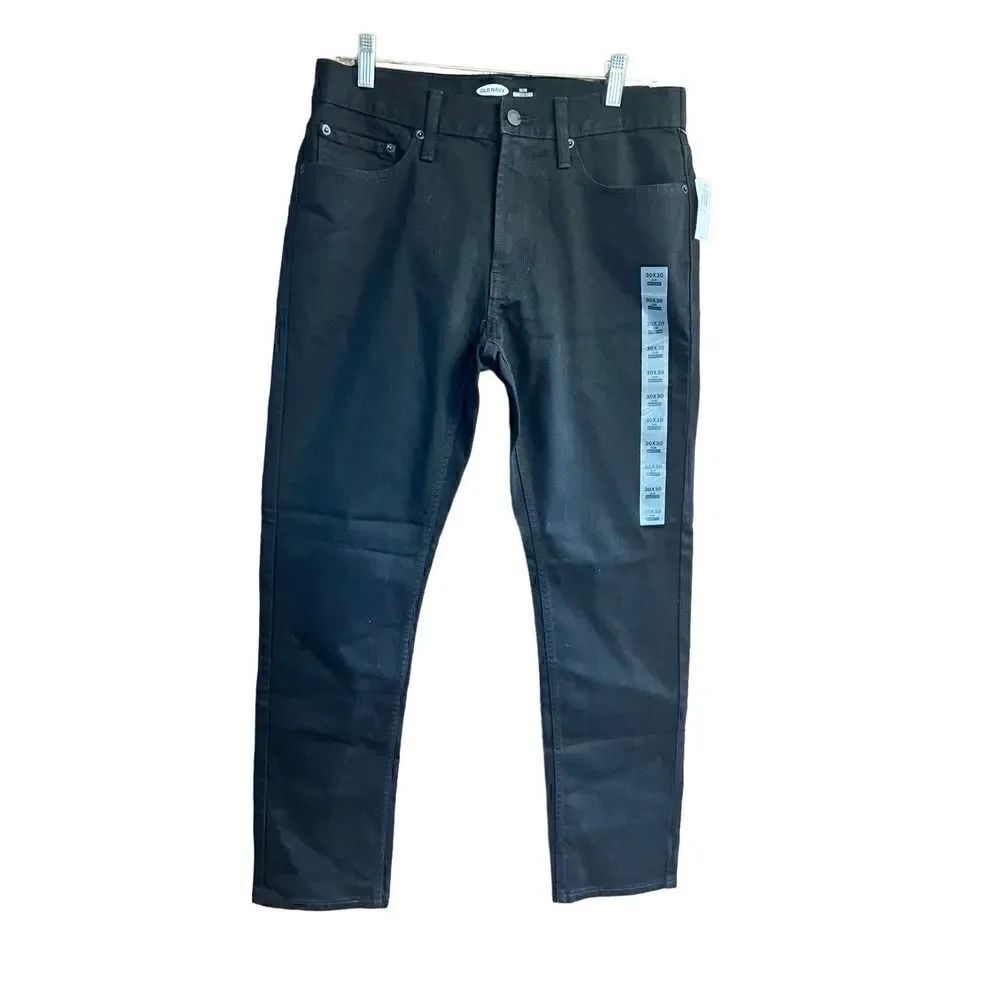 Old Navy Men’s Slim Black Jeans Sz 30/30 NWT